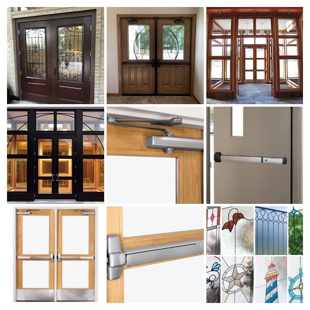 Commercial Door Collage